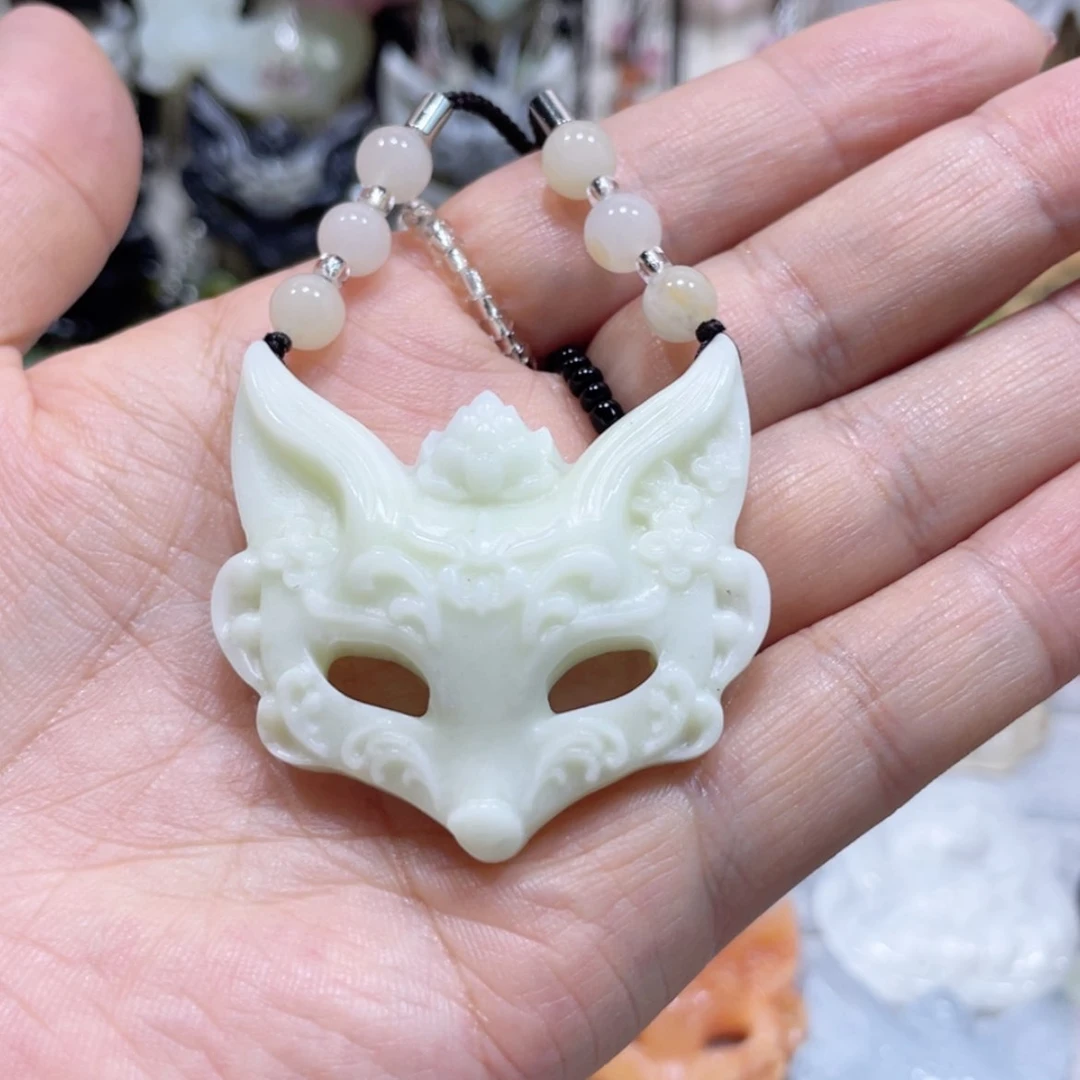 【闪购商品】岫玉未镶嵌颈饰24吊坠