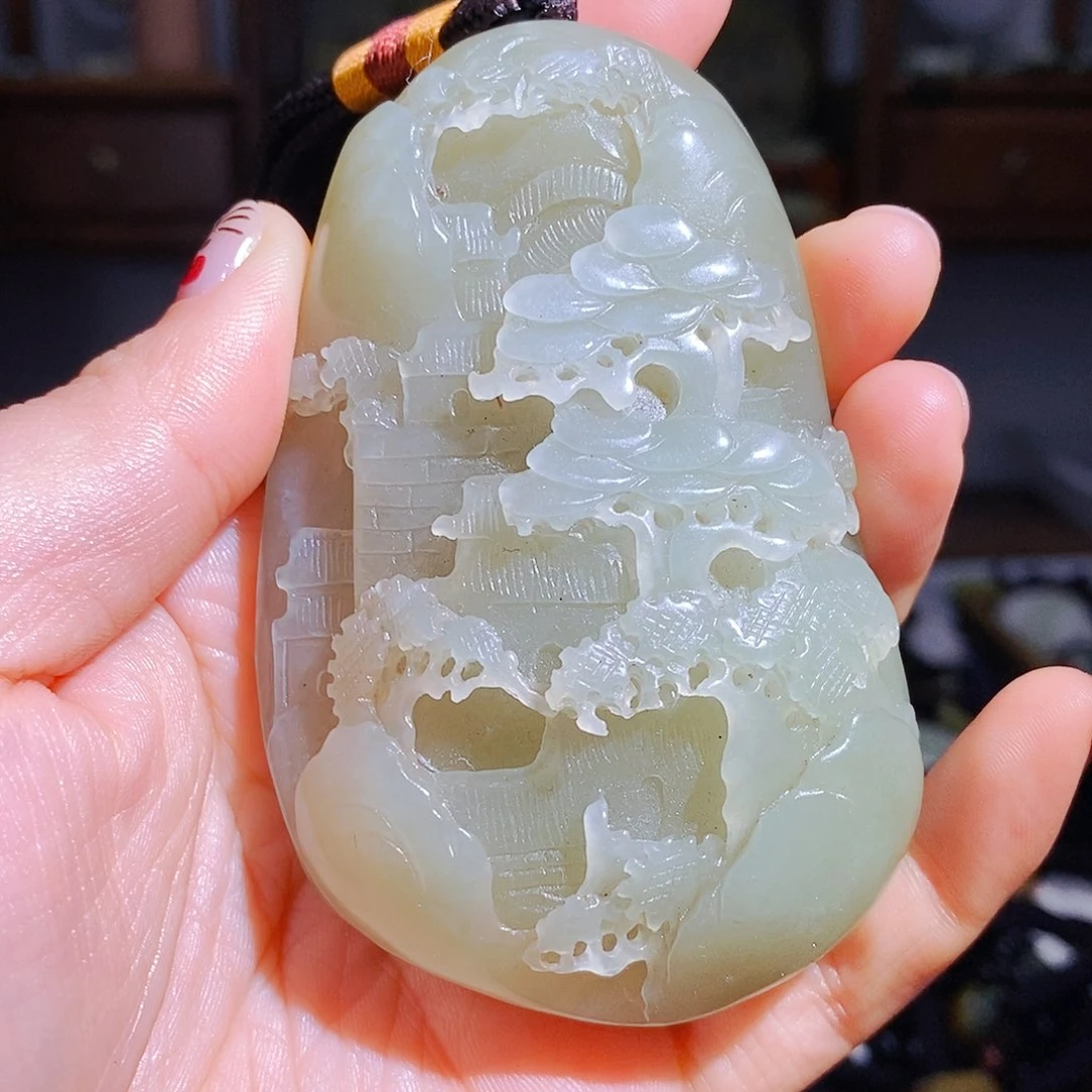 和田玉颈饰未镶嵌