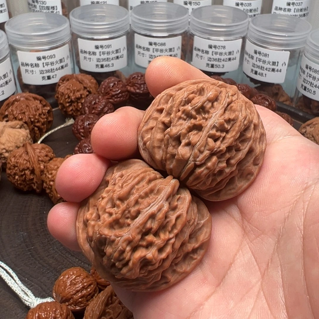 把件文玩核桃四座楼41mm40g