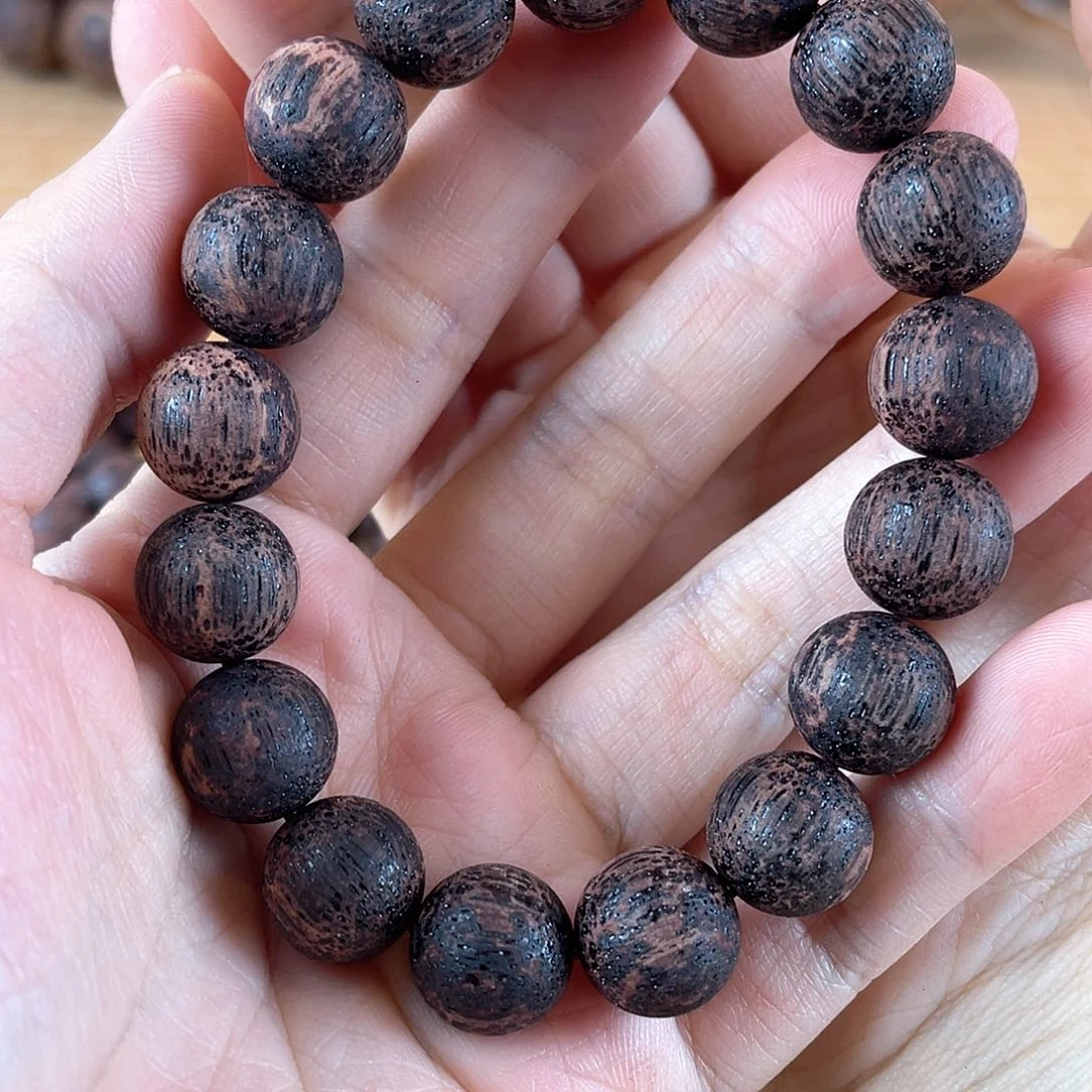 降真香手串/手链1.2岩石彩虹料软油紫罗兰