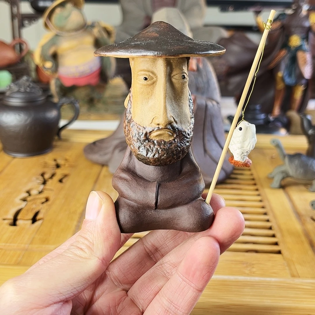 茶宠紫砂达摩香插！