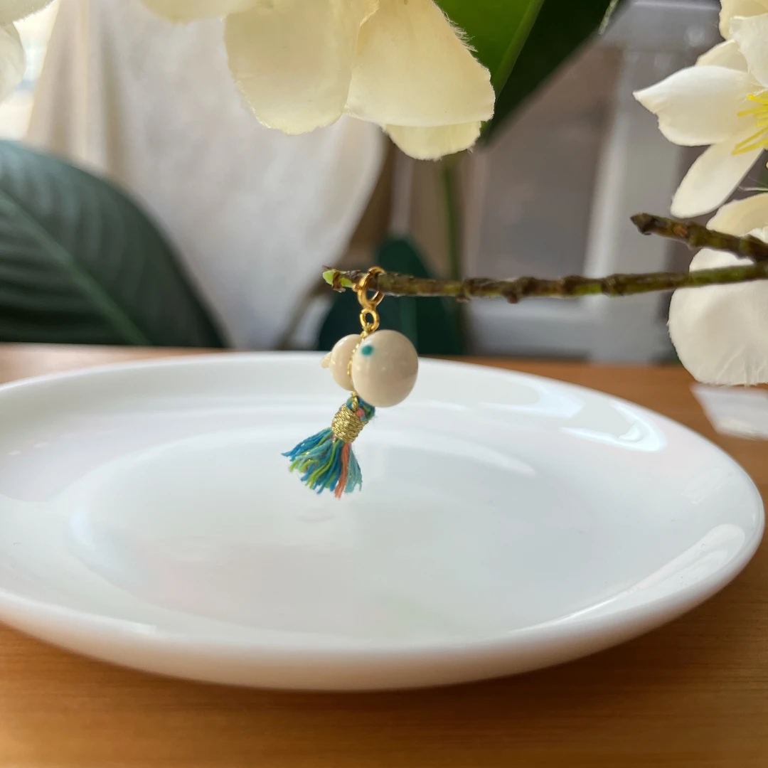 【郭老师】约9*14mm猛犸牙葫芦挂坠小滴溜