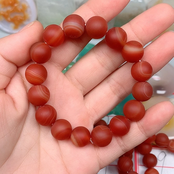 梦***悦玛瑙/玉髓颈饰未镶嵌