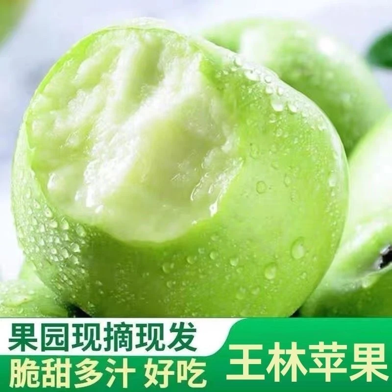 山东雀斑王林苹果王林青森苹果新鲜水果脆甜多汁孕妇宝宝食用水果