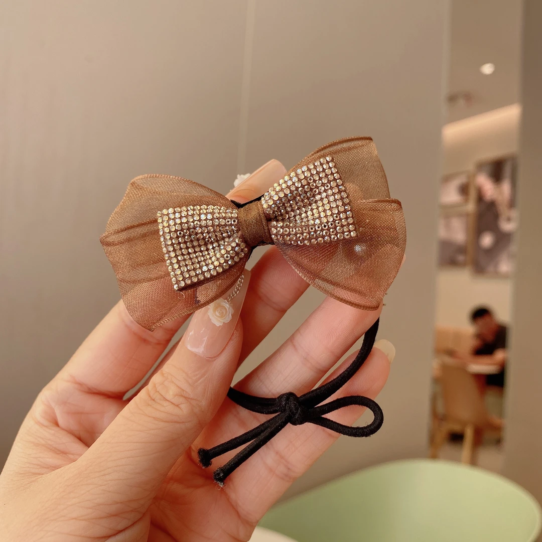 M1314新款发绳蝴蝶结气质时尚精致高弹力头绳发圈可爱百搭ins