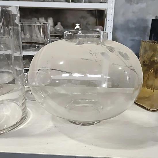 玻璃花瓶源头工厂福利专场微瑕疵35*25