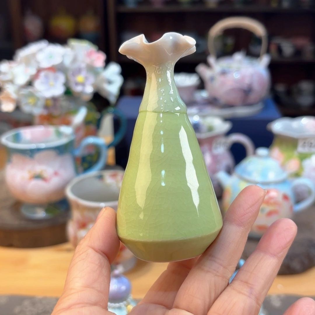 景德镇手绘高温釉下彩陶瓷茶具