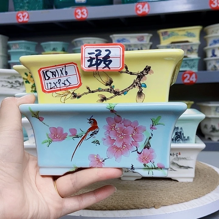 紫砂花瓶紫砂花盆