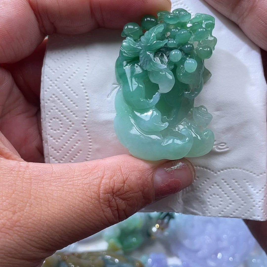 颈饰未镶嵌翡翠翡玉缘翡