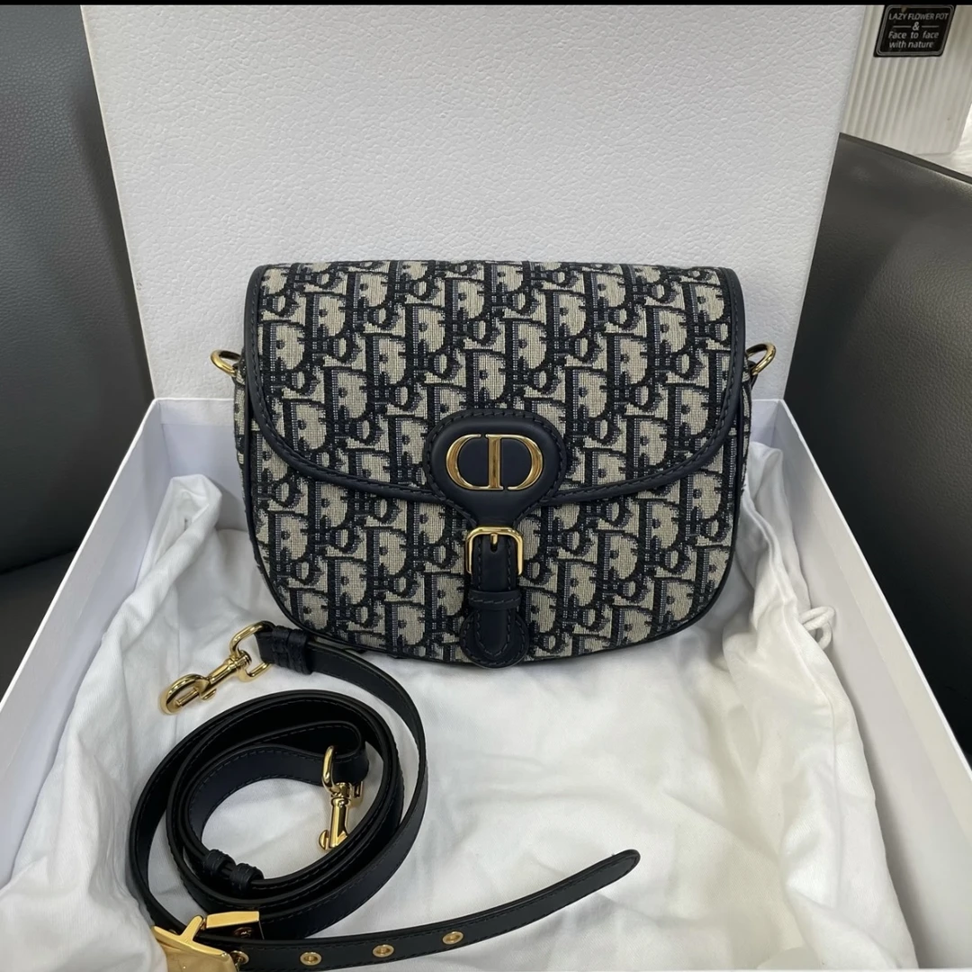 99新 DIOR/迪奥 【杨贵妃专属】/中号老花bobby邮差包