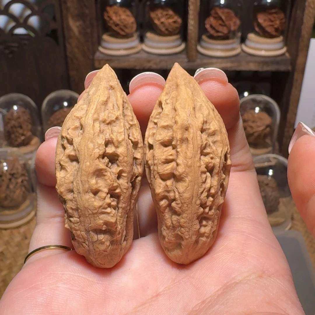 把件文玩核桃龙纹瓜条