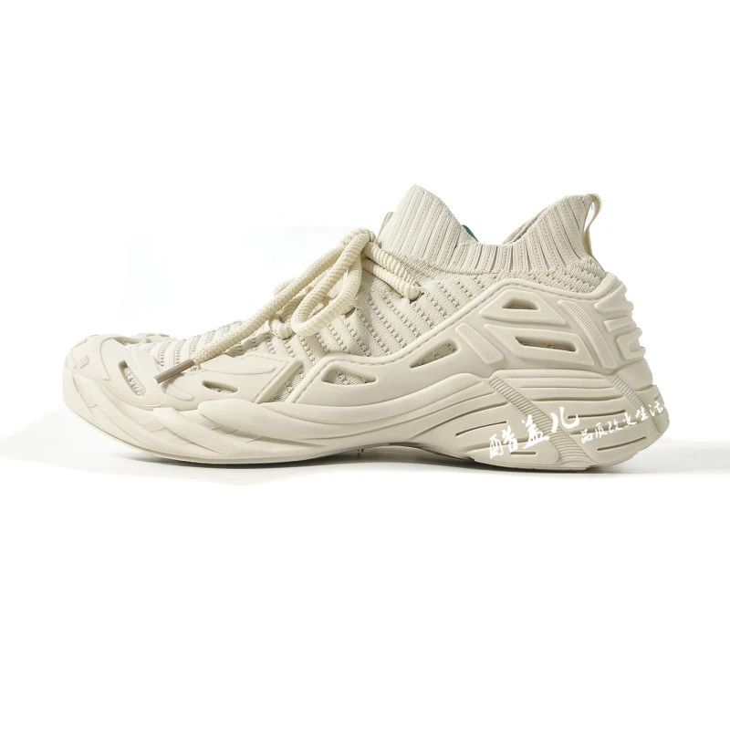 好穿不臭脚美式休闲风耐磨防滑飞织鞋透气男鞋薄款跑步休闲椰子鞋