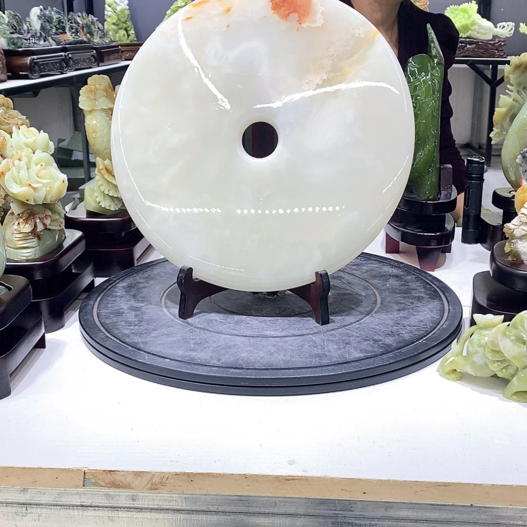 玉家居摆件平平安安