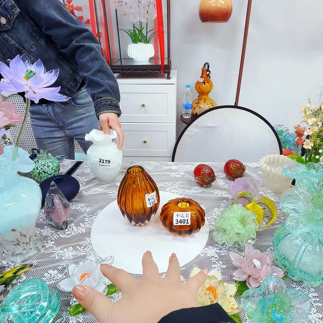琉璃花瓶花器艺术品