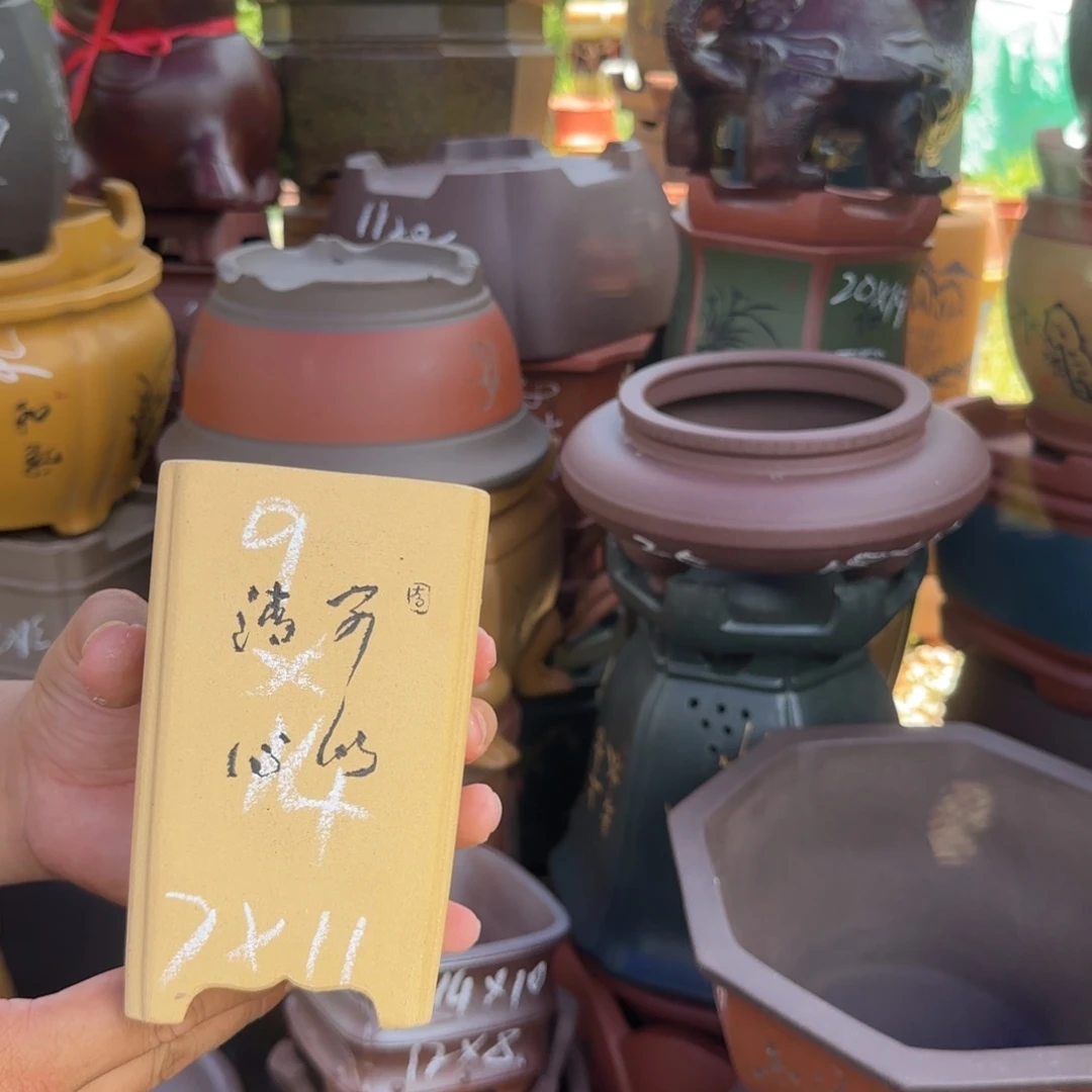 紫砂花盆紫砂花盆花盆盆景盆栽