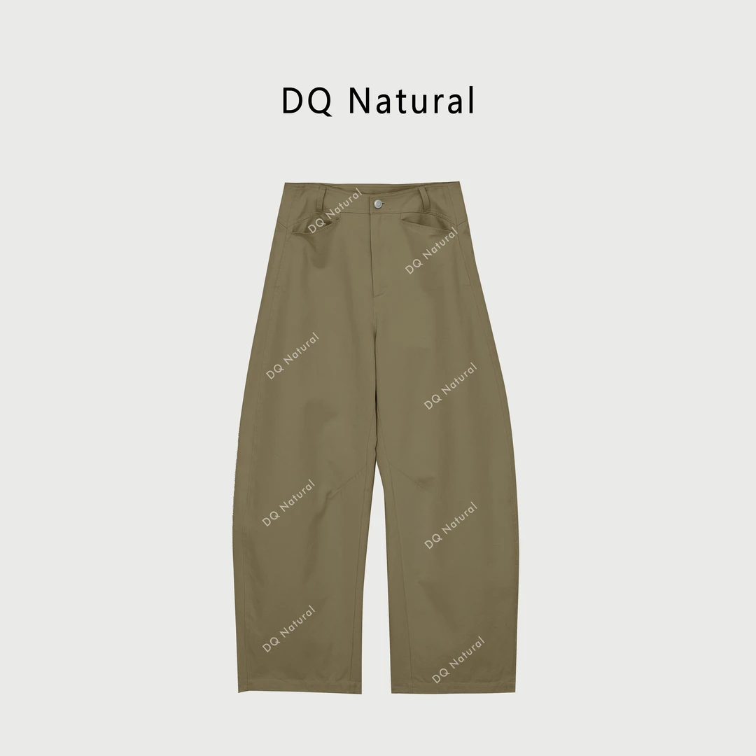 【DQ Natural】“摩登时代”独特分割立体裁剪小弯刀阔腿裤 776128