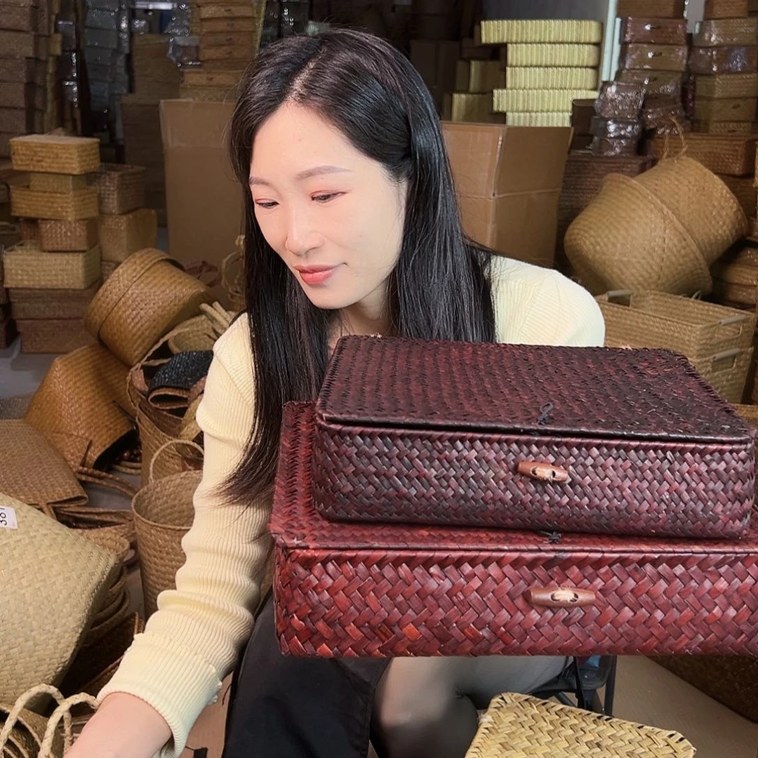 草编草编包/草编收纳盒微瑕疵
