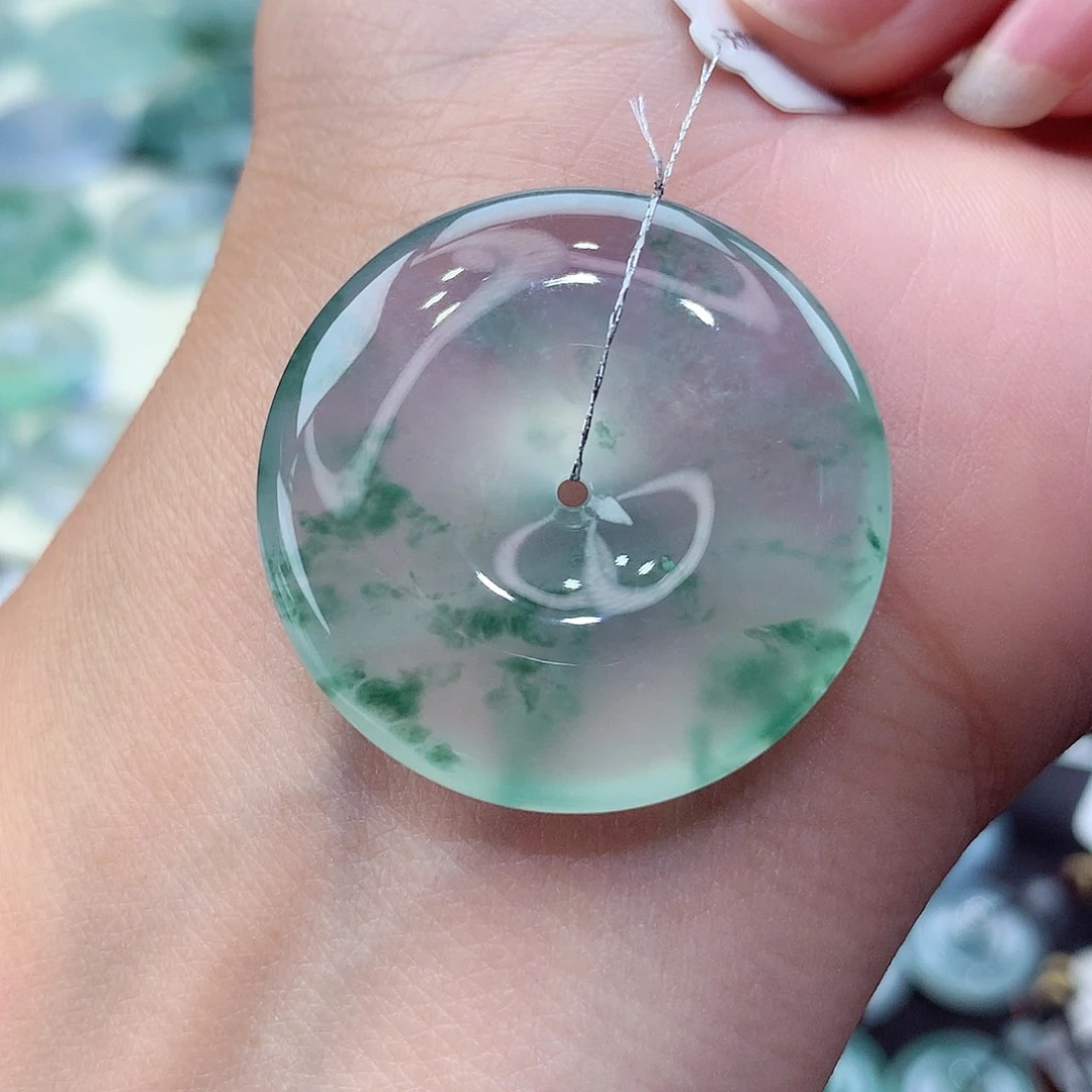 颈饰未镶嵌翡翠编号83尺寸30.6-6.3