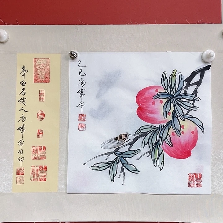 国画冯老师手绘作品