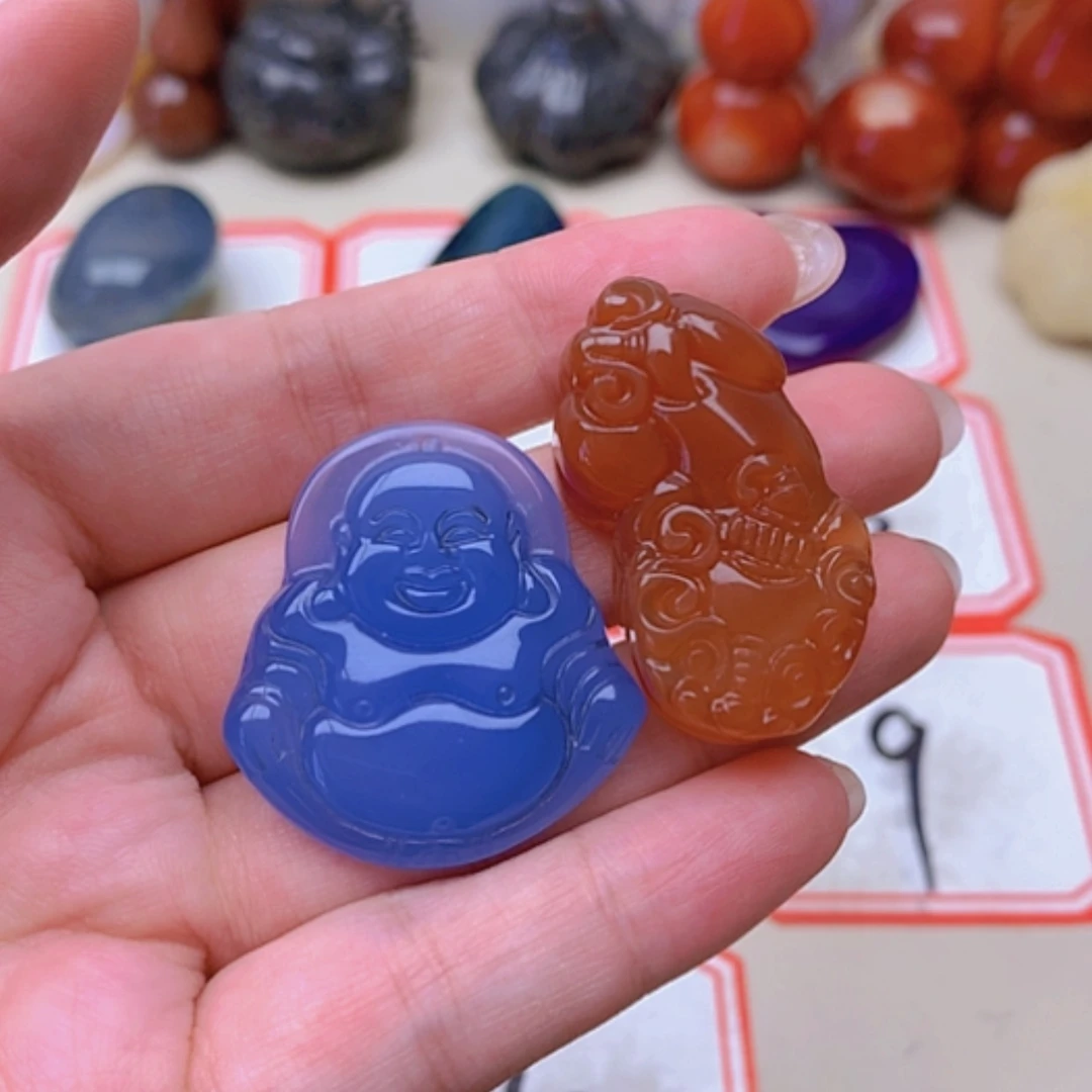 【闪购商品】未镶嵌玛瑙/玉髓珠宝半成品你**撒