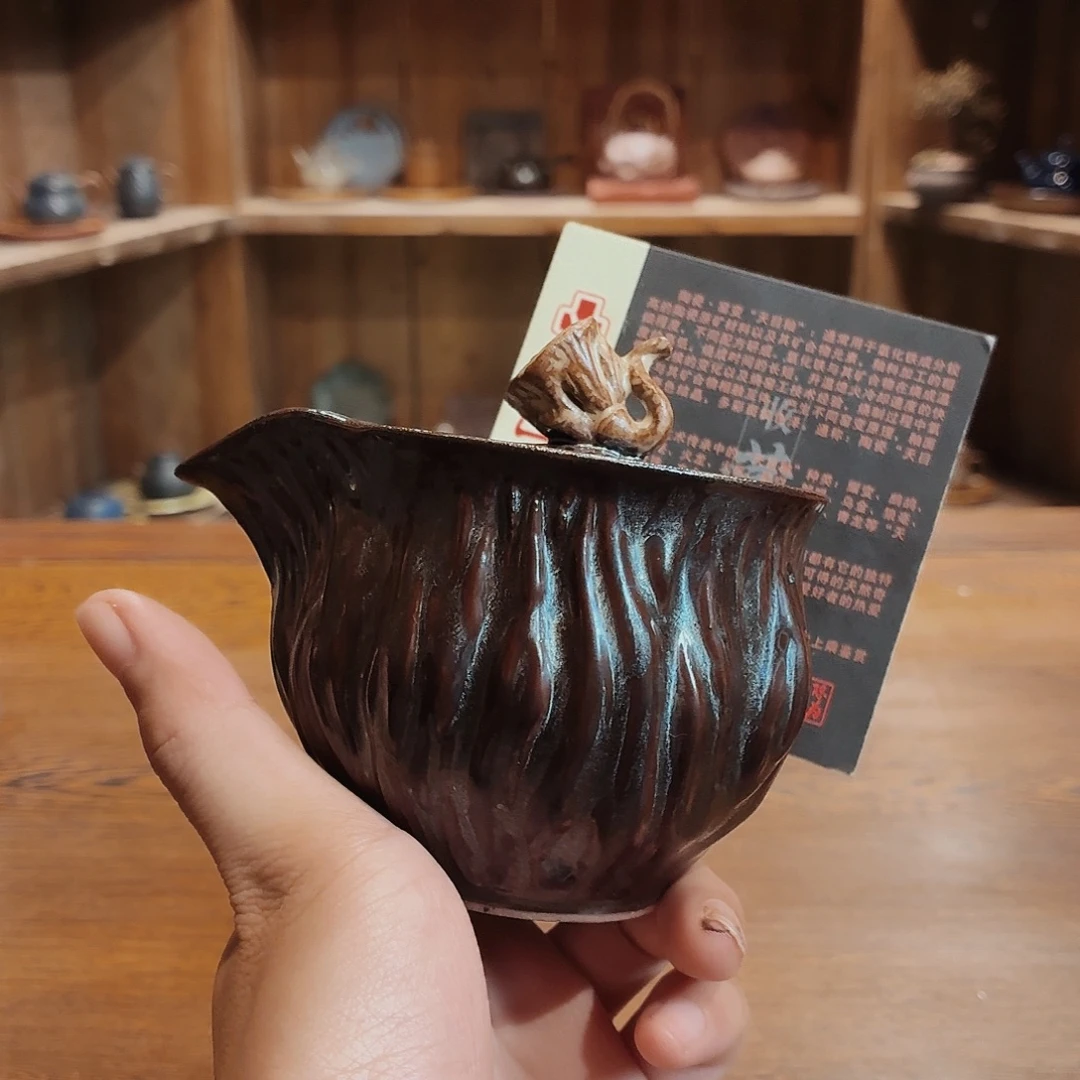 柴烧老岩泥茶器皿