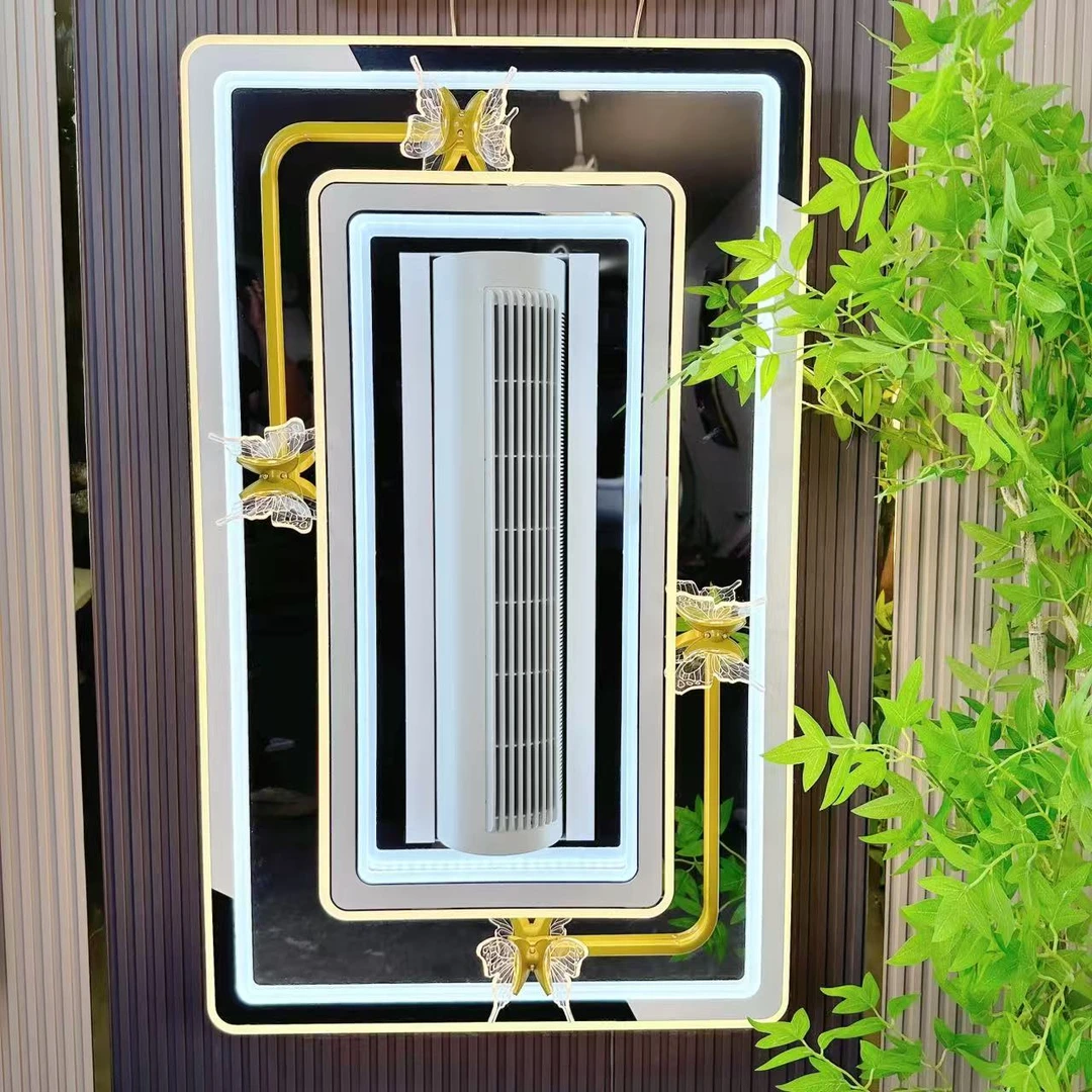 新款无叶家居吸顶灯智能语音控制创意轻奢大厅客厅灯卧室风扇灯