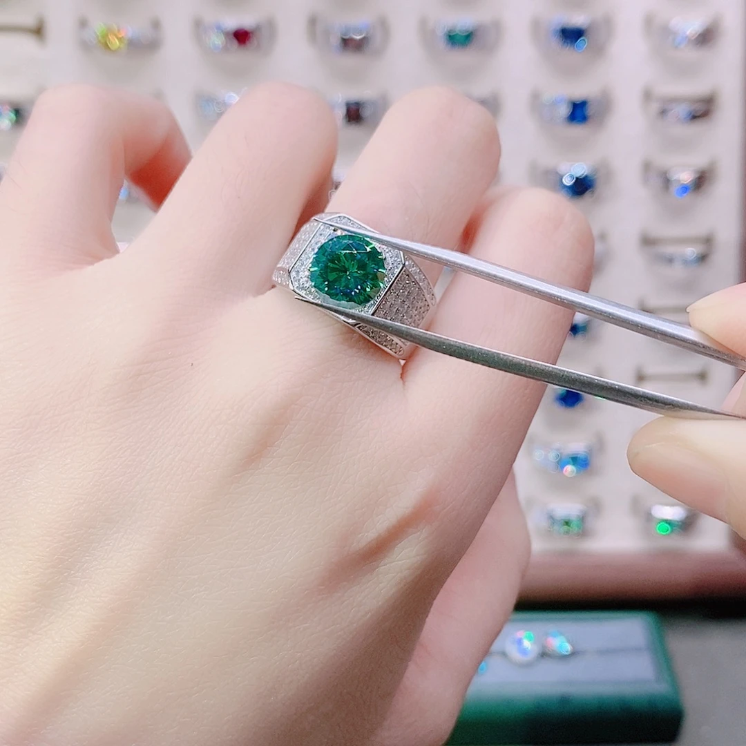 925银豪镶满天星2克拉18.5号