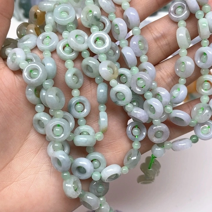 翡翠未镶嵌颈饰G****U天然缅甸翡翠