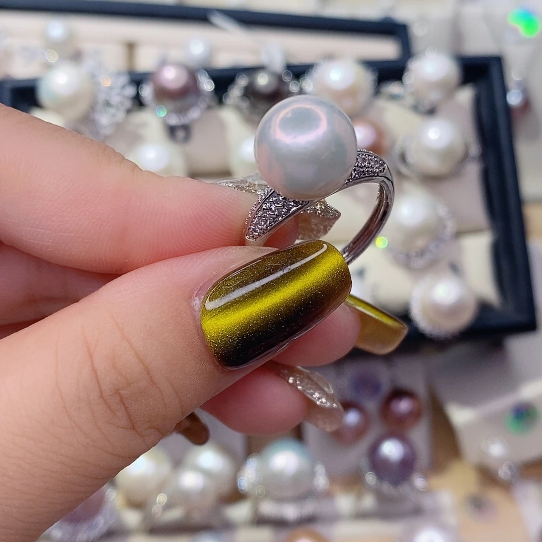 未镶嵌戒指淡水珍珠