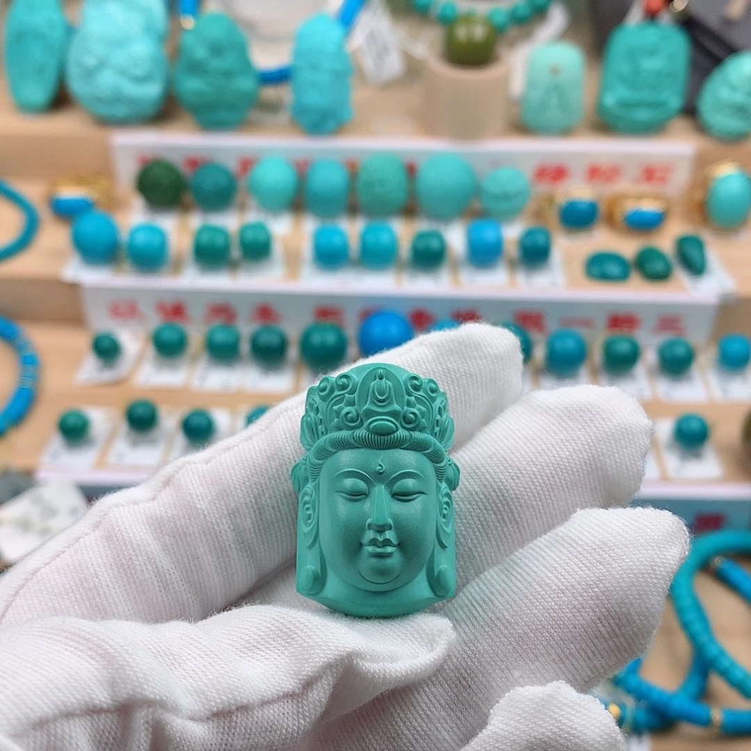 未镶嵌绿松石珠宝奇石