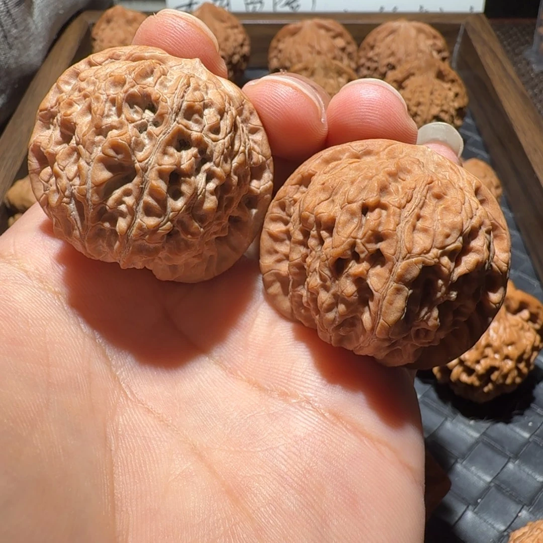 吊坠文玩核桃38全品血麒麟