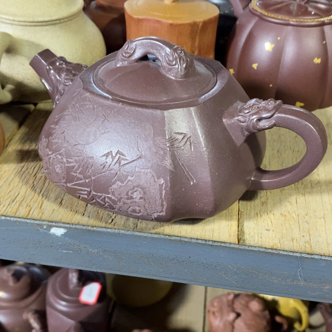 紫砂茶壶原矿手工166