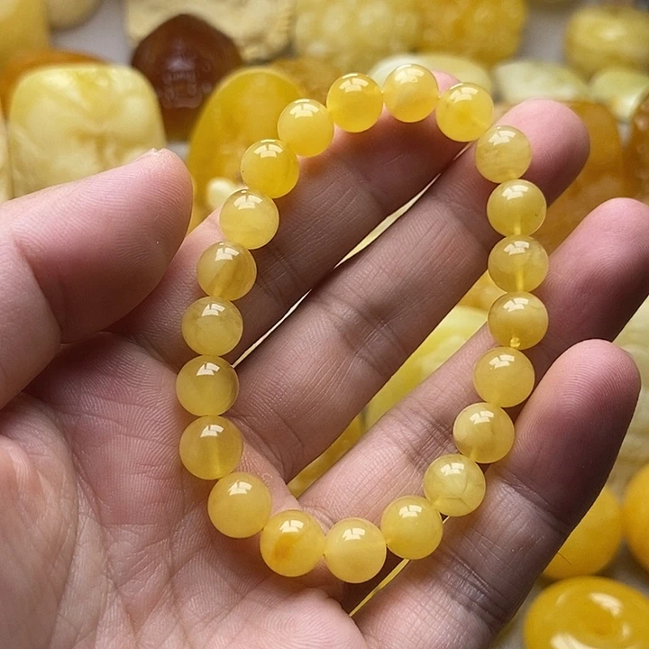 琥珀颈饰未镶嵌琥珀蜜蜡吊坠