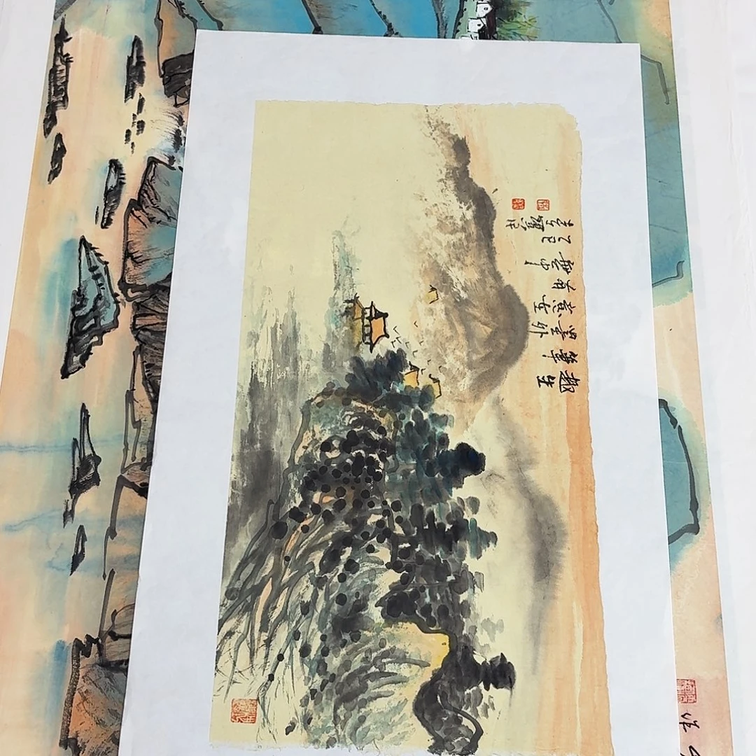 国画四尺四开横幅
