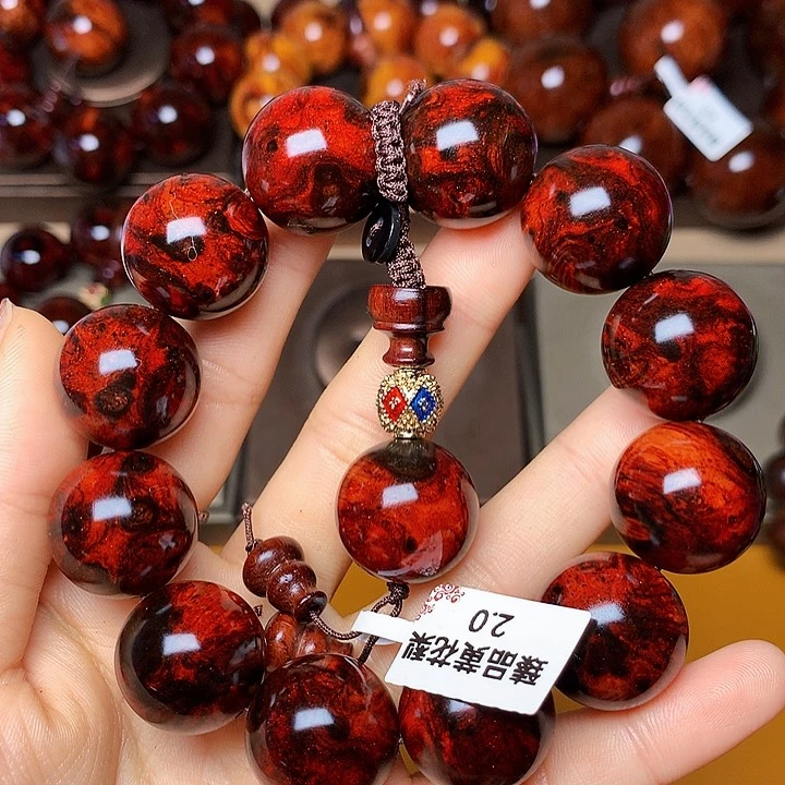 花梨木类手串/手链风化土埋料瘤疤高货2.0