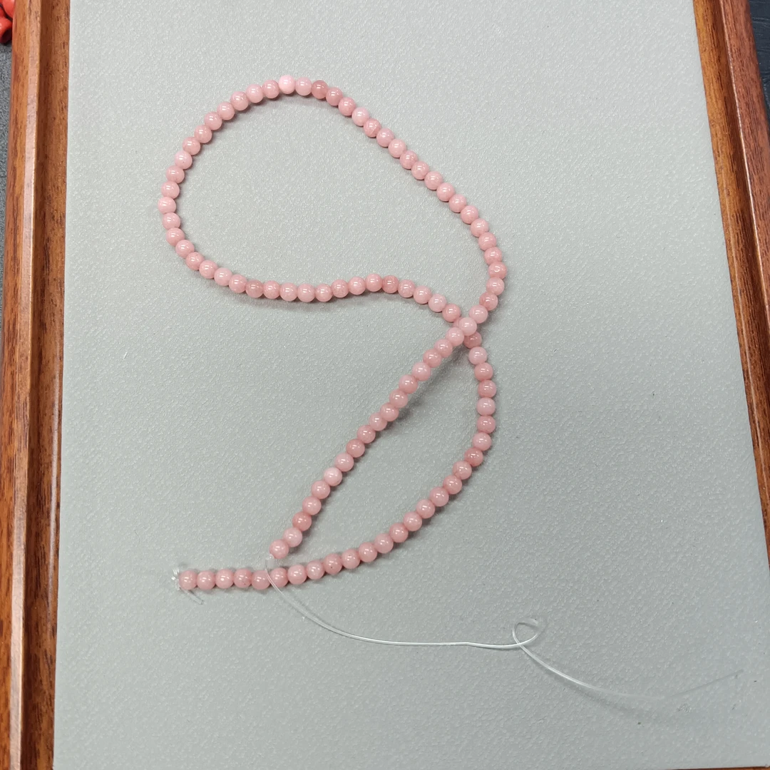 M143号-4mm粉色半成品链子