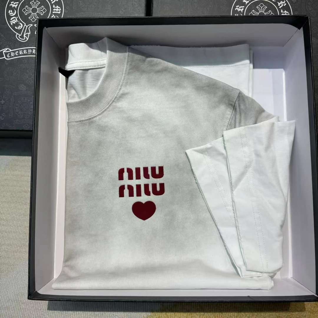 【F2510】轻奢高级感重工重磅T恤 男女同款