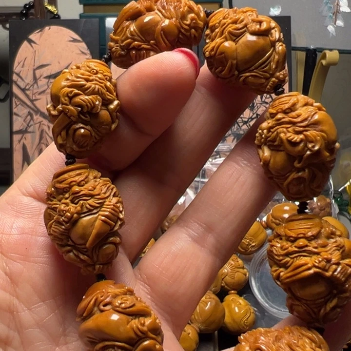 橄榄核手串/手链小*整身钟馗