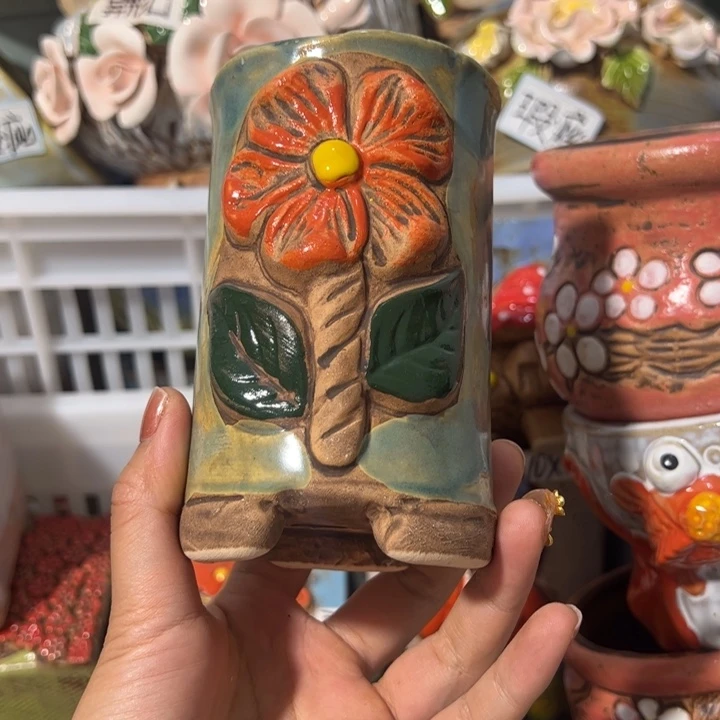 陶瓷陶瓷多肉盆清货满15包邮