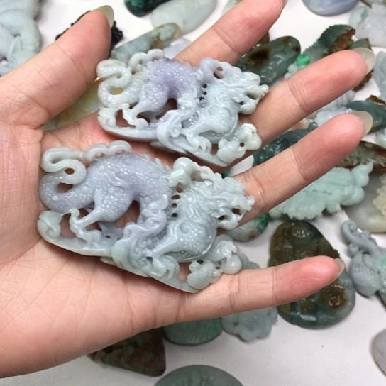 平***乐定制翡翠未镶嵌翡翠