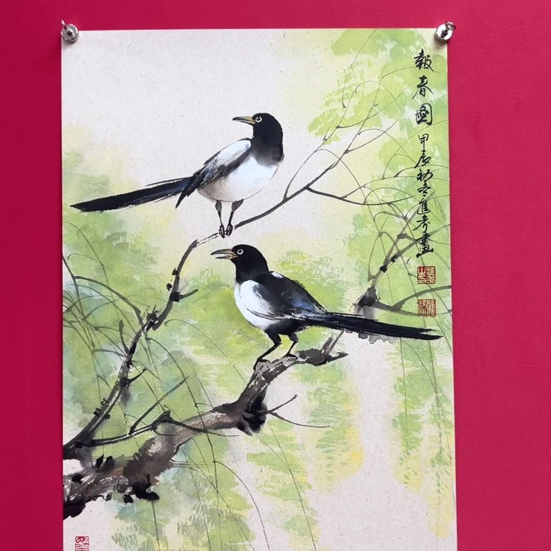 国画千***冈贾进考老师作品欣赏