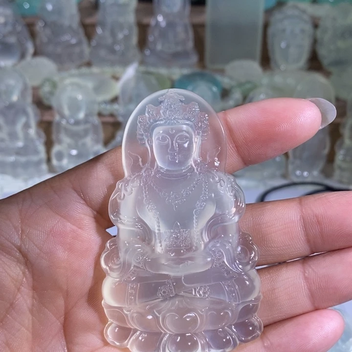 岫玉未镶嵌吊坠道****司吊坠