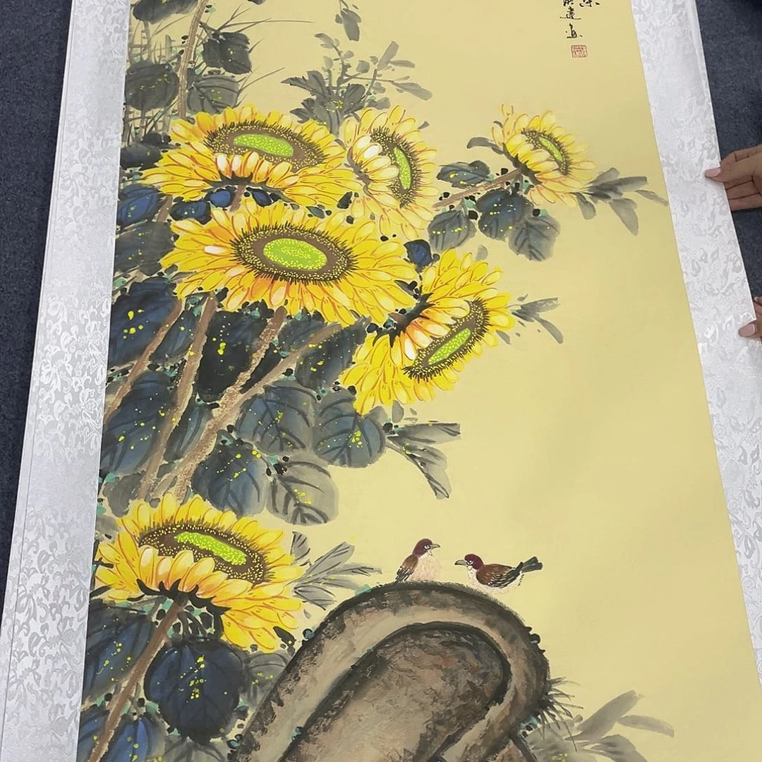 国画作品小姐姐放漏…