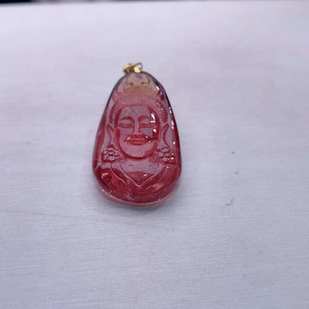 18K金镶嵌颈饰碧玺碧玺A吊坠