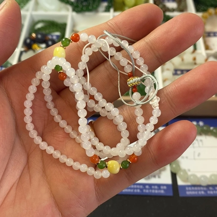 和田玉手链未镶嵌