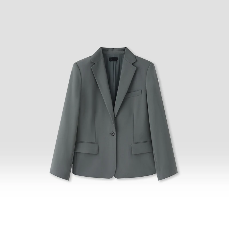 原单非市面货！“TH”羊毛混纺单扣西装 DCB24292