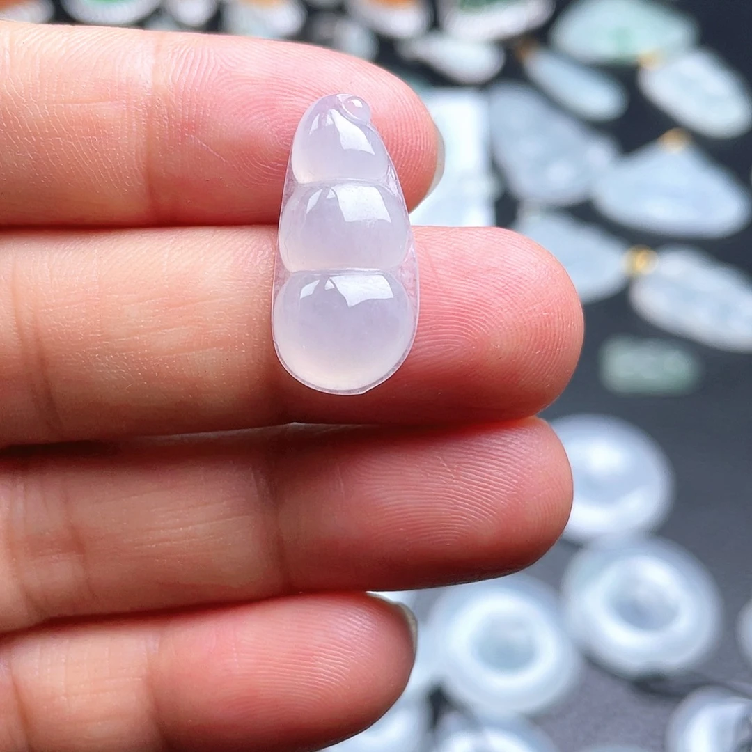 翡翠未镶嵌吊坠(不含链)豆子