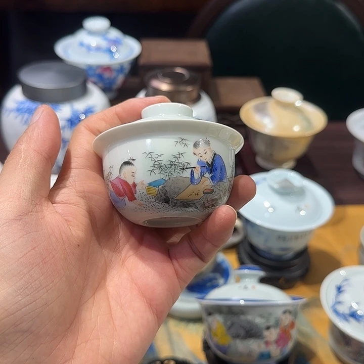 景德镇陶瓷手绘作品