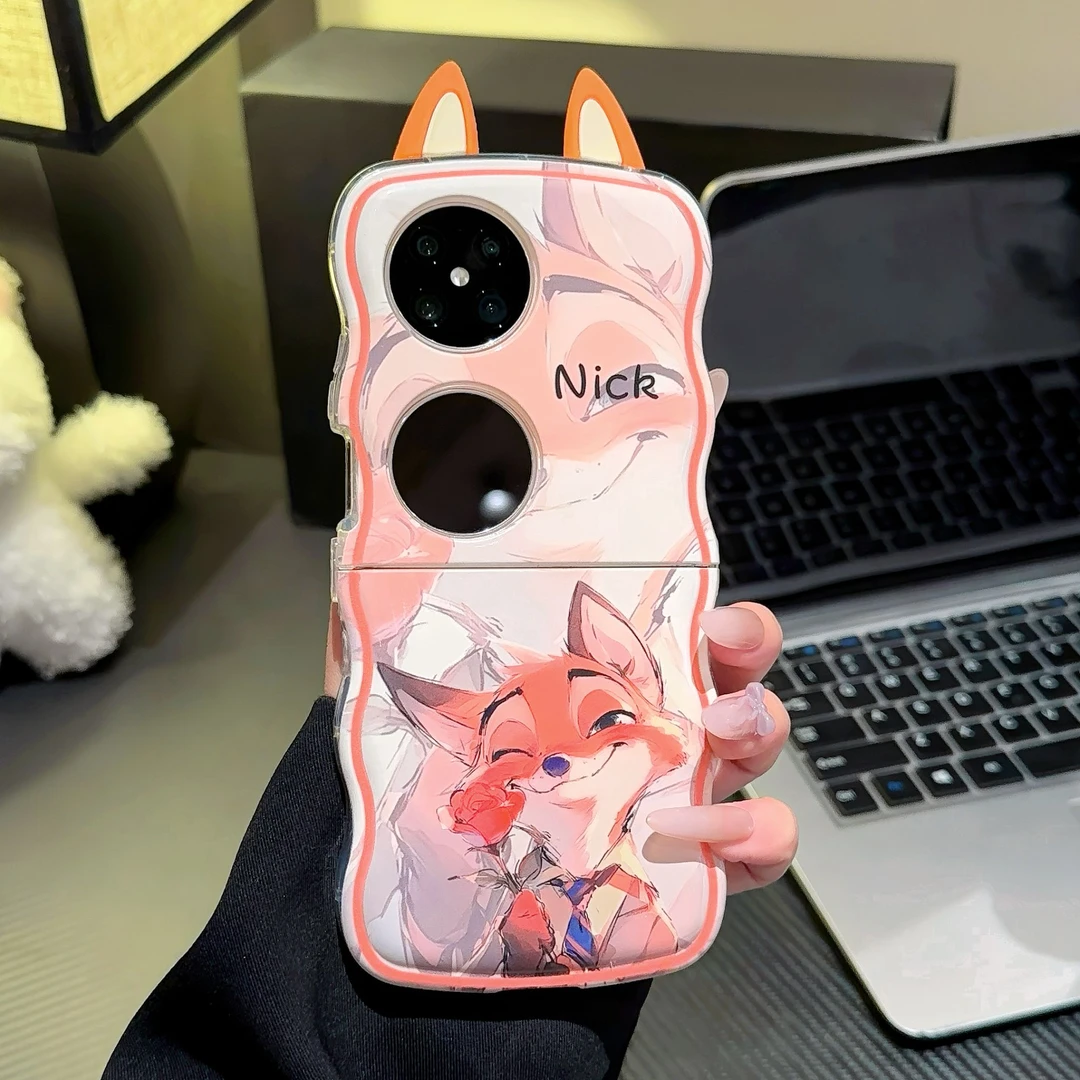 适用于华为POCKET2波浪手机壳FINDN3FLIP朱迪尼克华为pocketS