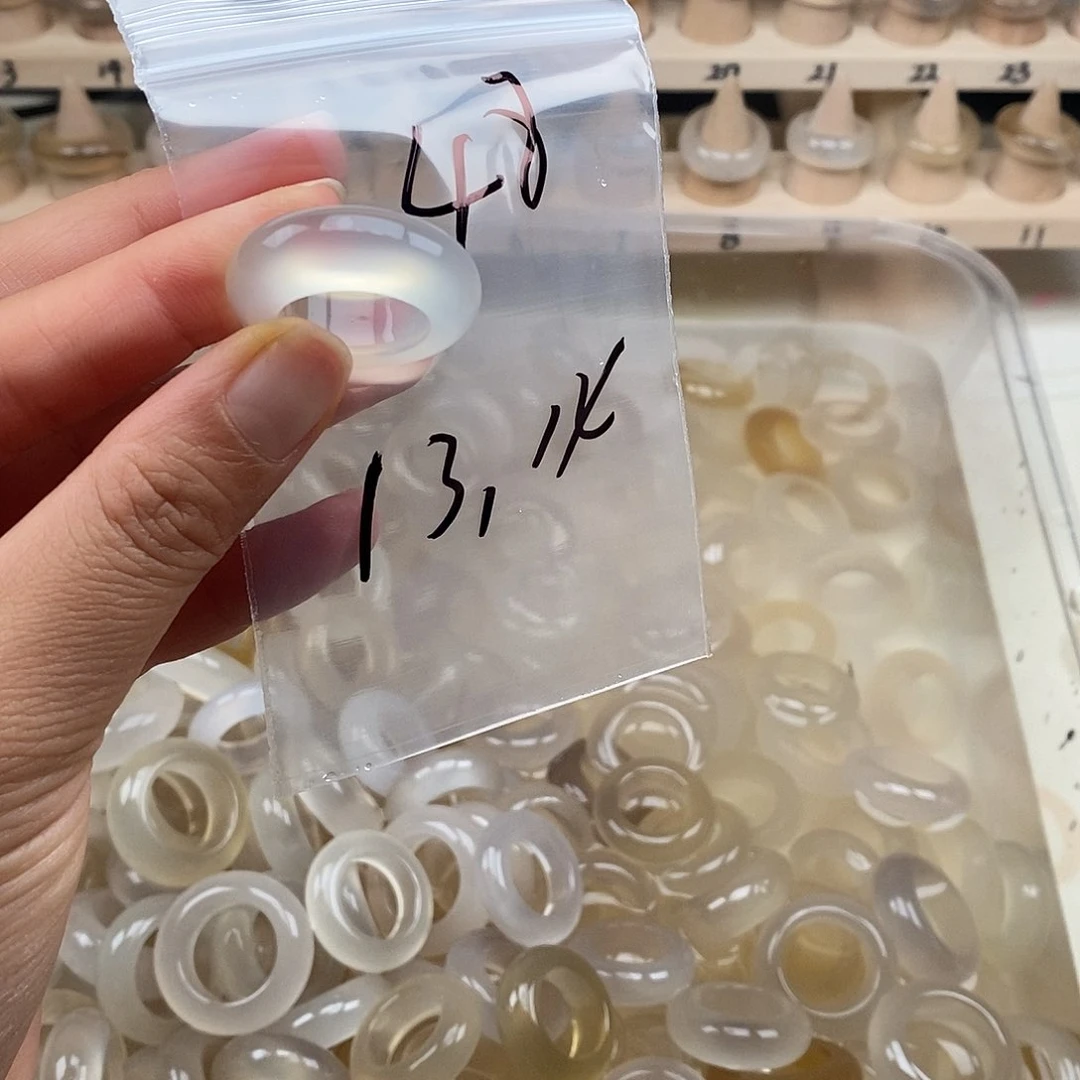 未镶嵌戒指玛瑙/玉髓